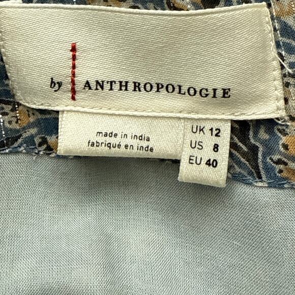 Anthropologie Kira Off-The-Shoulder‎ Peasant Dress Multi Size 8 - Picture 8 of 12